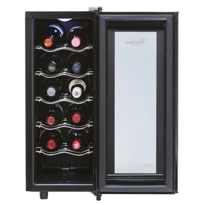 Cava de Vinos Whirlpool para 12 Botellas Negra