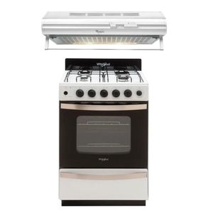 Combo Whirlpool Cocina Multigas y Purificador con Salida al Exterior