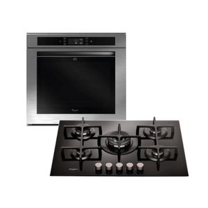 Combo Whirlpool Anafe a Gas y Horno Electrico Empotrable