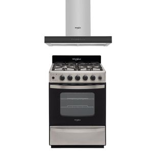 Combo Whirlpool Cocina Multigas y Campana
