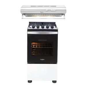 Combo Whirlpool Cocina a Gas y Purificador con Salida al Exterior
