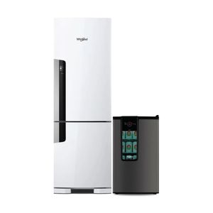 Heladera Whirlpool No Frost Inverter 397 Lts  y Cervecera No Frost 82 Lts