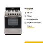 Cocina Whirlpool Multigas 56 CM Inox