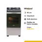 Cocina a gas Whirlpool  inoxidable 51 cm con Grill