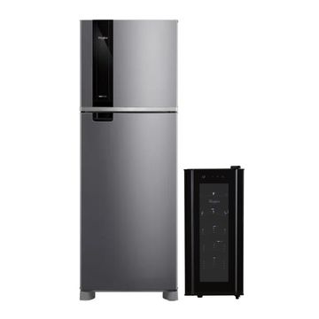 Combo Whirlpool Heladera Xpert Inverter No Frost 403 / 383 Lts y Cava de Vinos para 12 Botellas WRM46MKDIM+WZC12ABDIM WZC12A