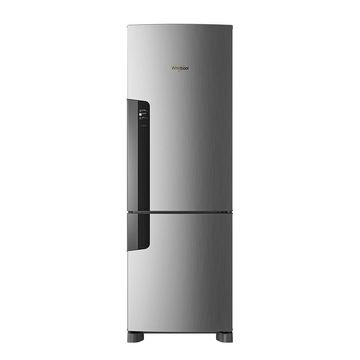 Heladera Whirlpool Bottom Freezer Inverter de 397L en Acero Inoxidable WRE45MK