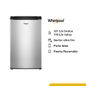 Heladera Bajo Mesada Whirlpool Inox 121 / 116 L