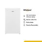 Heladera Bajo Mesada Whirlpool Blanca 121 / 116 L