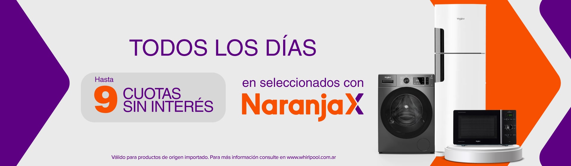 Naranja X banner